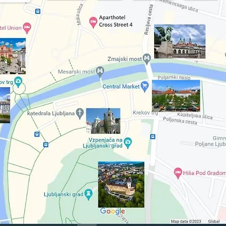 Cross Street 4 Vendégház Ljubljana